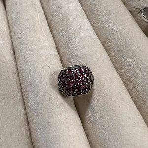 Pandora Red Pavé Charm